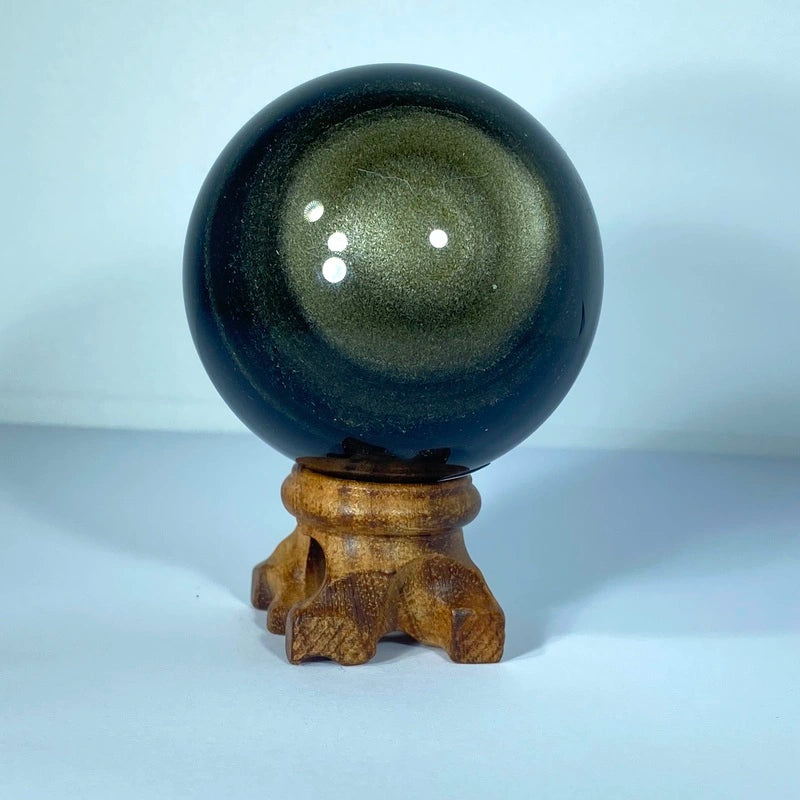 Sphère Obsidienne Dorée (135-295gr)