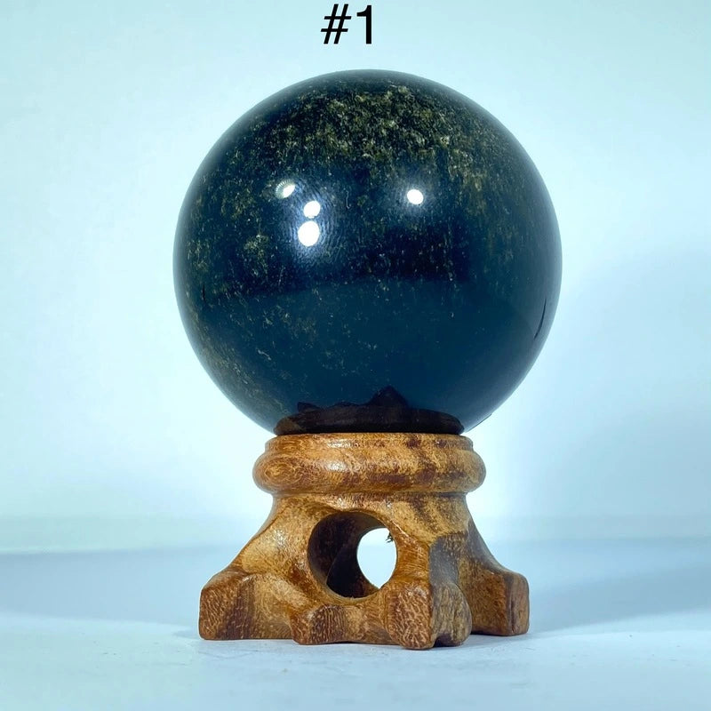 Sphère Obsidienne Dorée (135-295gr)