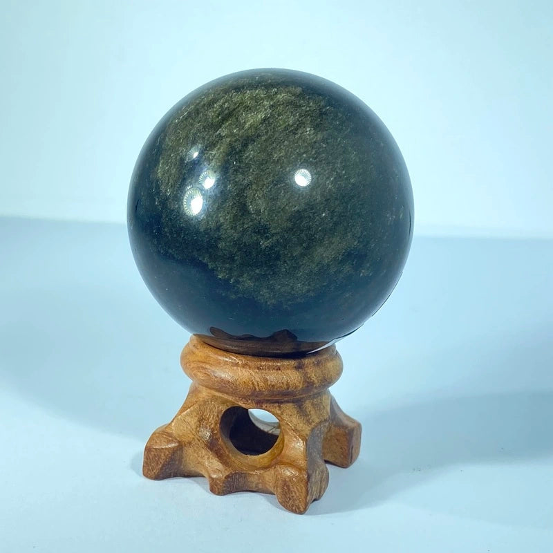 Sphère Obsidienne Dorée (135-295gr)