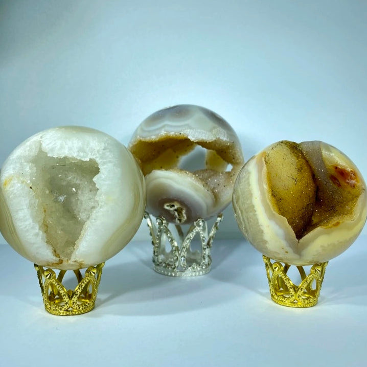 Sphère Géode Agate (150-300gr)