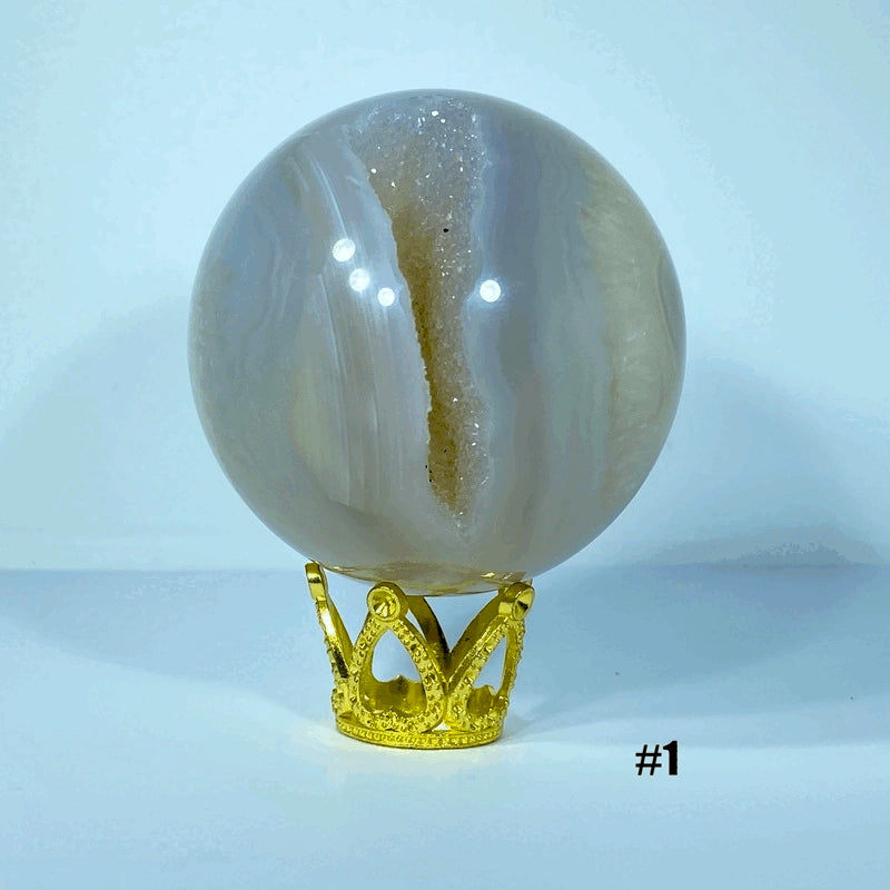 Sphère Géode Agate (150-300gr)