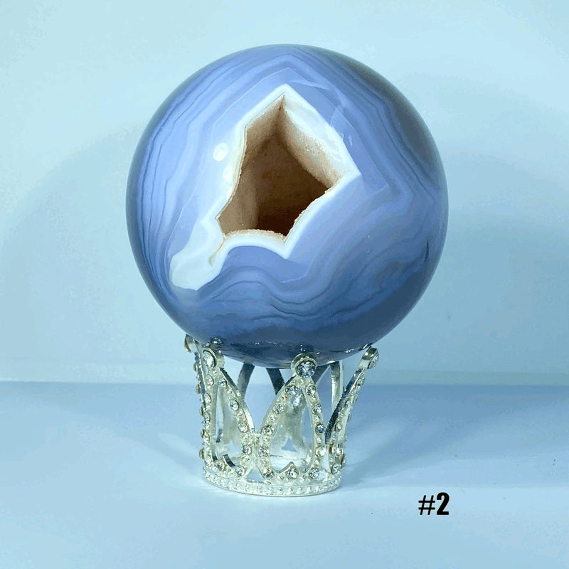 Sphère Géode Agate (400-500gr)