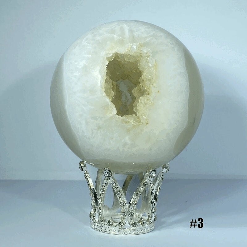 Sphère Géode Agate (500-600gr)