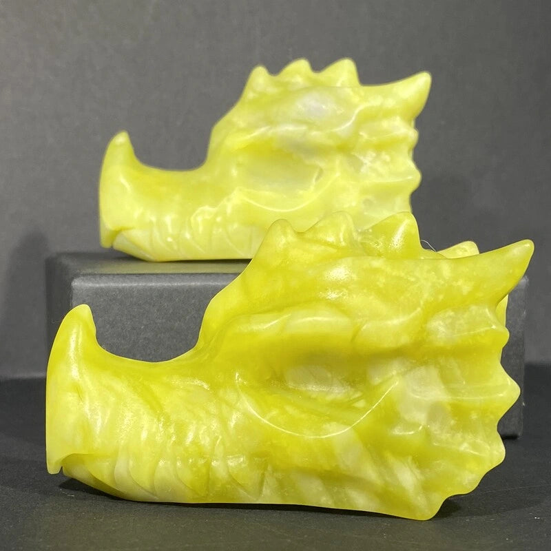 Tête de Dragon en Pierres Naturelles