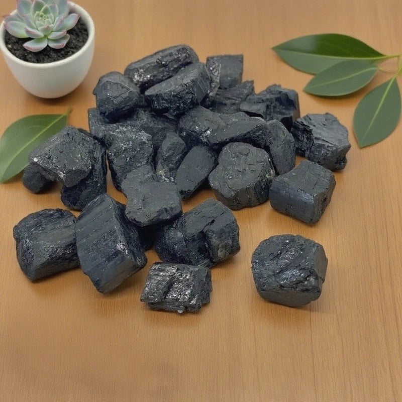 Tourmaline Noire Brute Fibreuse (Petite)
