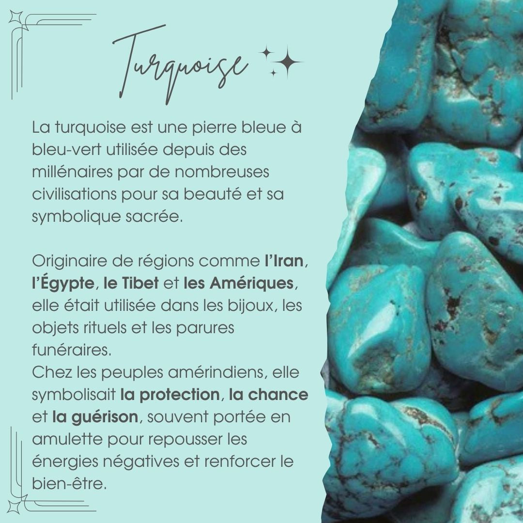 Bracelet en Turquoise Argent S925