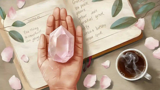 Comment créer un rituel matinal avec le quartz rose et la gratitude