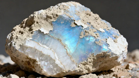 La pierre de lune arc-en-ciel : magie et protection féminine