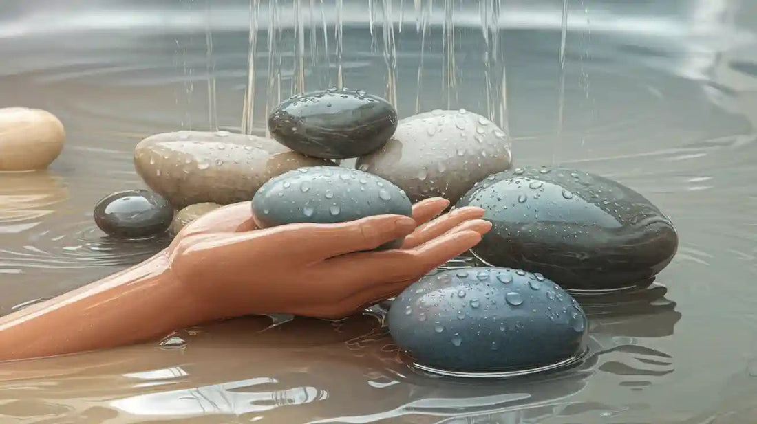 Peut-on vraiment se doucher avec ses pierres naturelles ?