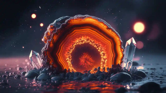 Découverte de l'agate de feu : Origine, composition et vertus