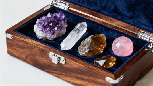 Créer un coffret cadeau de cristaux personnalisé