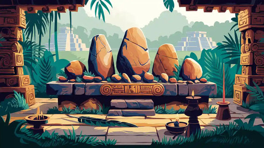 Les pierres sacrées des Mayas et leur rôle dans les rituels anciens