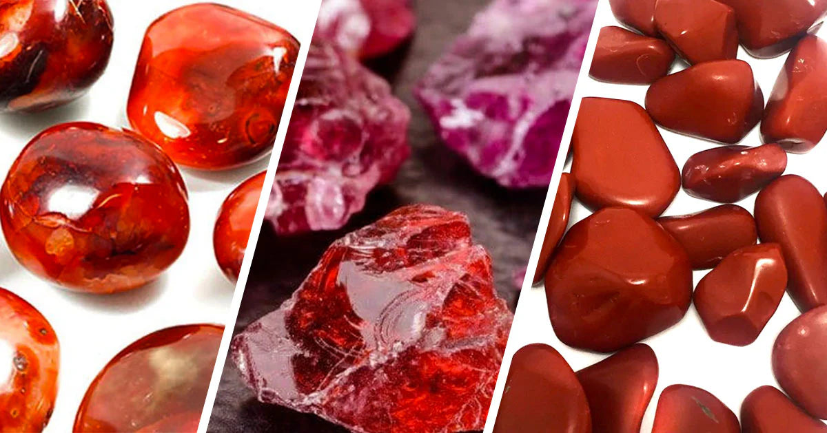 Pierre's Rouges Foncé Pierres rouges: Aspects, pouvoirs, chakras et entretien – Mineral Direct