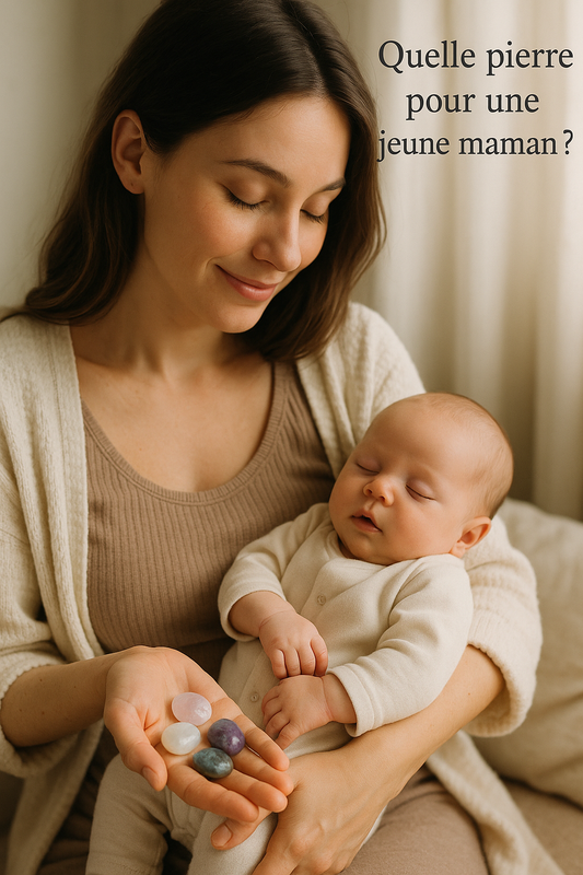 Les pierres pour jeune maman en lithothérapie