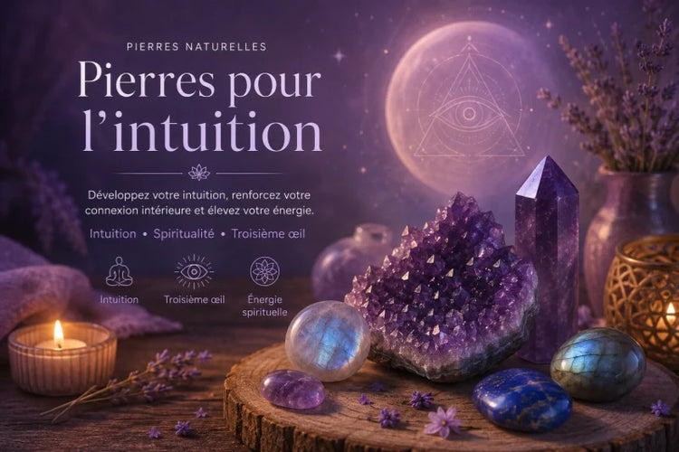 Pierres naturelles pour développer l’intuition et la spiritualité