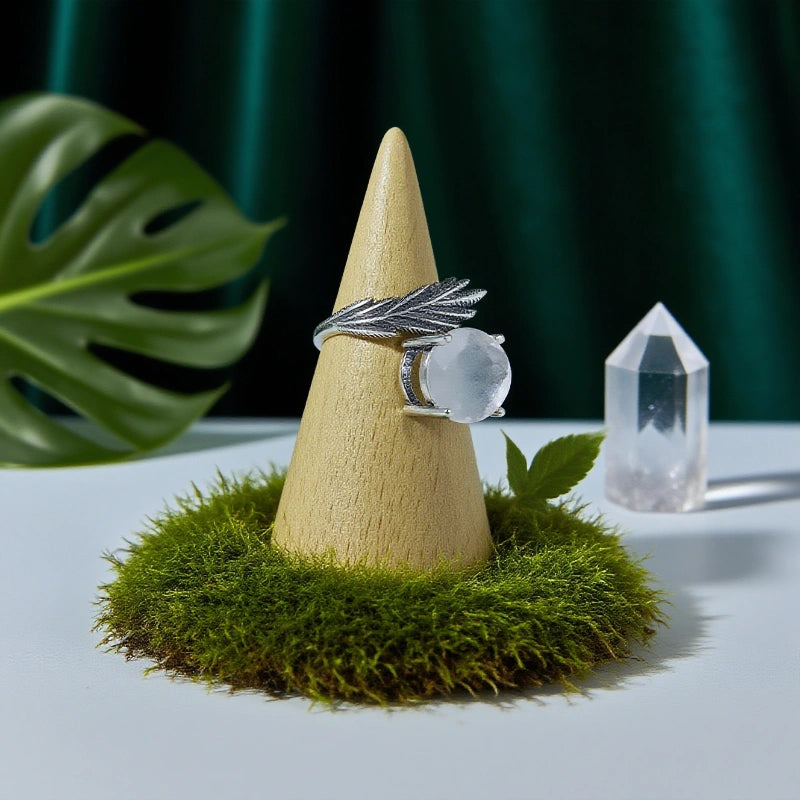 Bague en Cristal de Roche Argent S925 #2