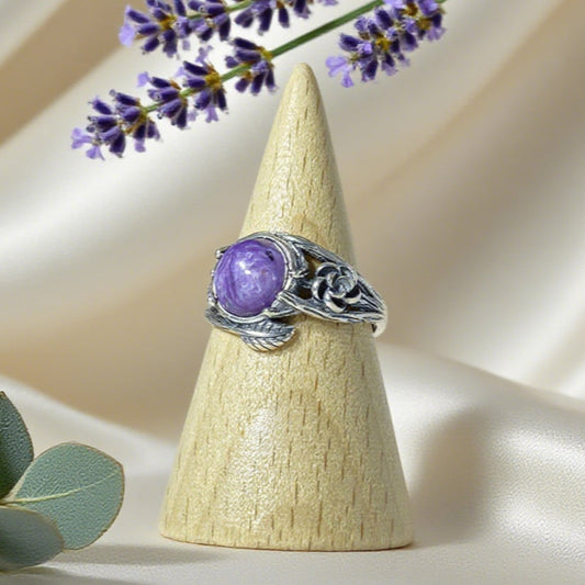 Bague en Charoïte Argent S925  #2