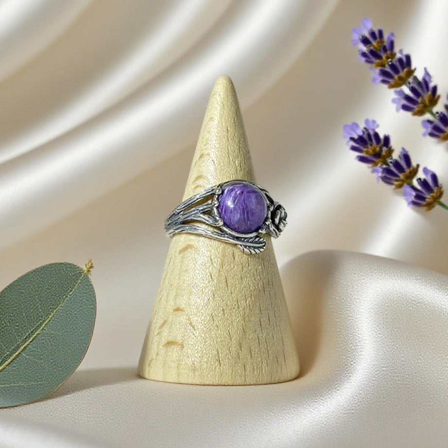Bague en Charoïte Argent S925  #2