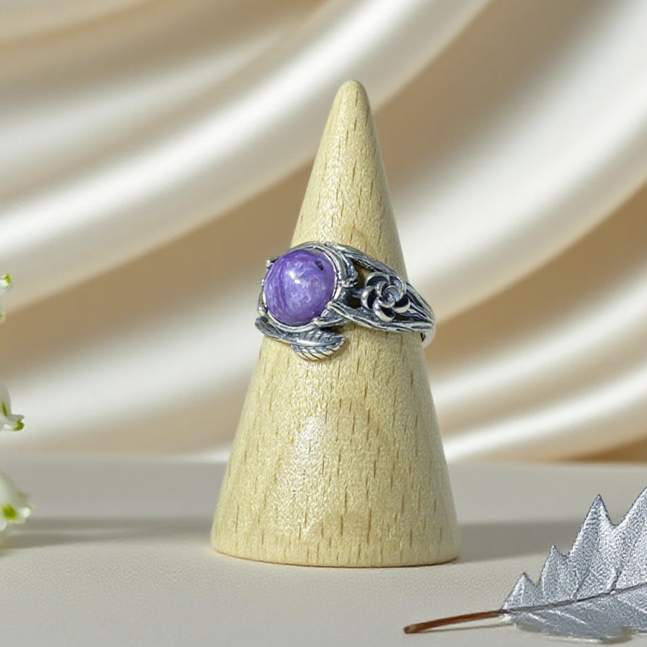 Bague en Charoïte Argent S925  #2