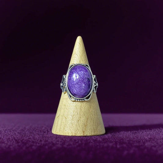 Bague en Charoïte Argent S925  #3