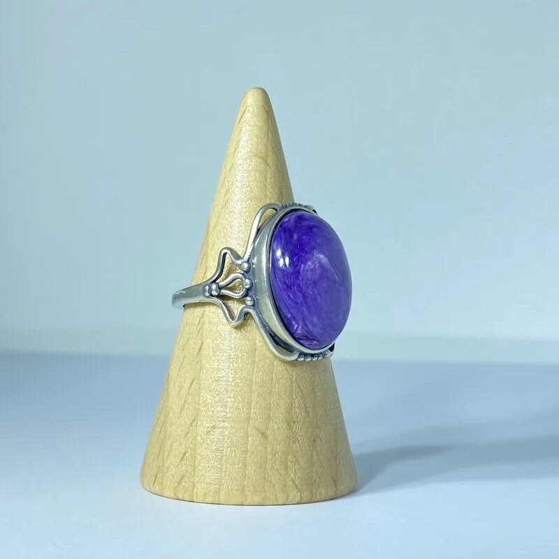 Bague en Charoïte Argent S925  #3