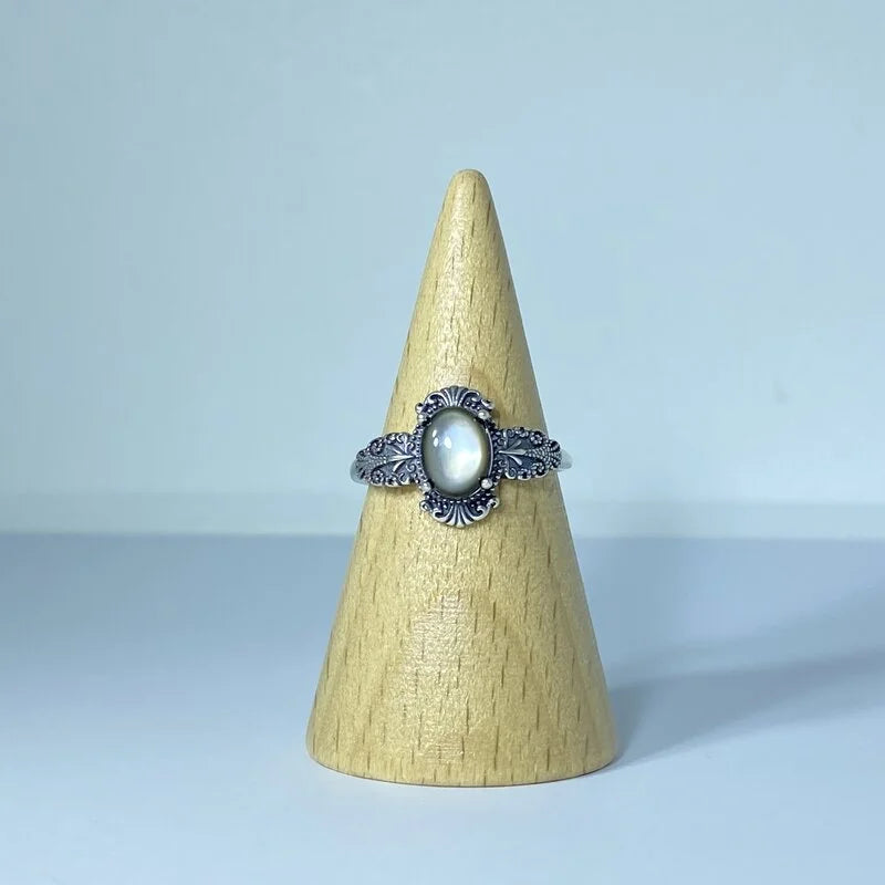 Bague en Obsidienne Œil Céleste Argent S925