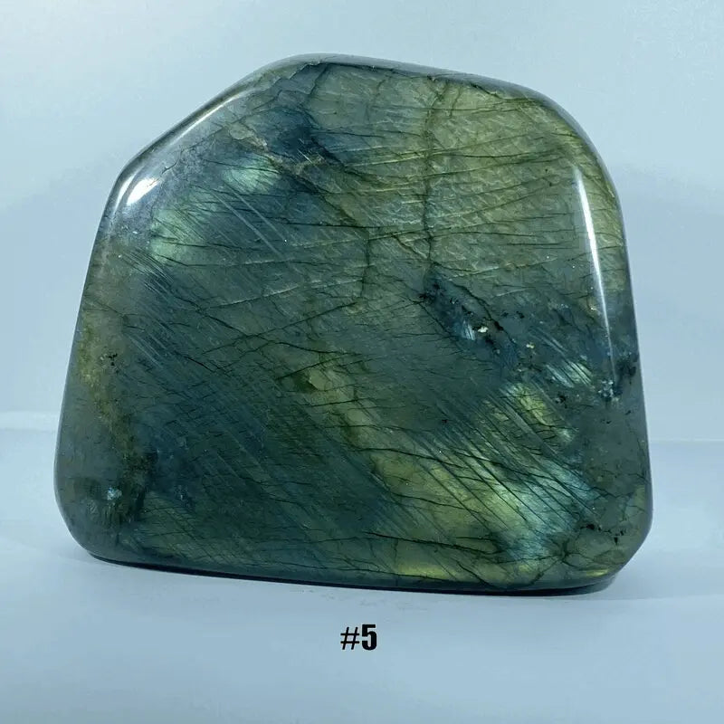 Bloc de Labradorite Poli Grand (qualité supérieure)