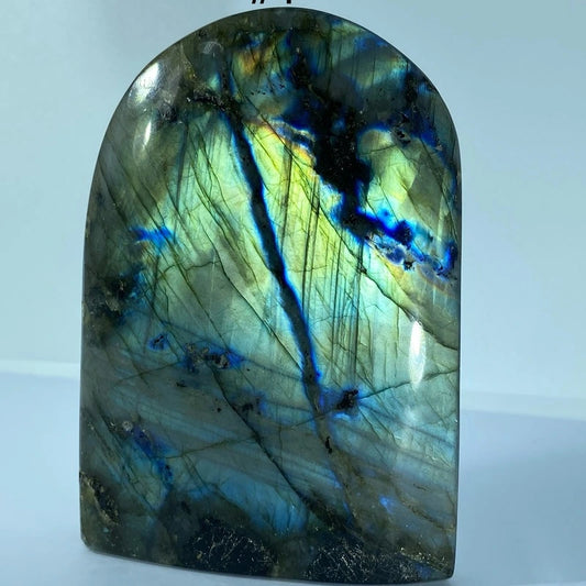 Bloc de Labradorite Poli Grand (qualité supérieure)