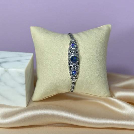 Bracelet en Opale Argent S925 #2