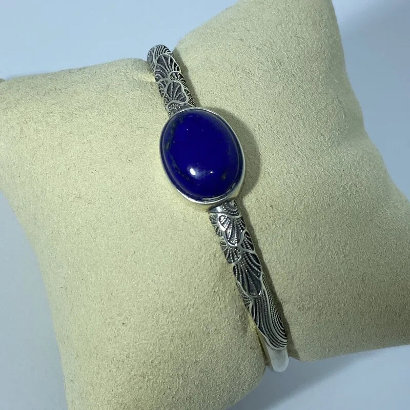 Bracelet en Lapis Lazuli Argent S925