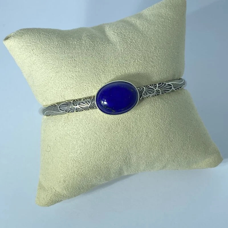 Bracelet en Lapis Lazuli Argent S925