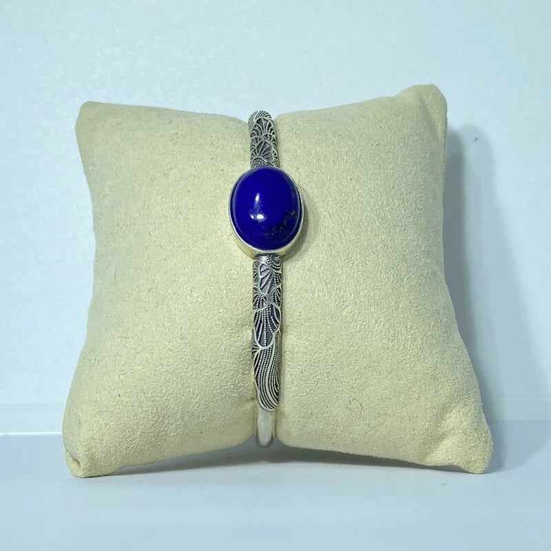 Bracelet en Lapis Lazuli Argent S925