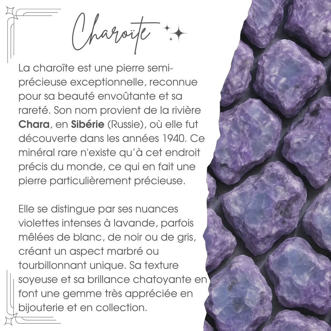 Bague en Charoïte Argent S925  #3