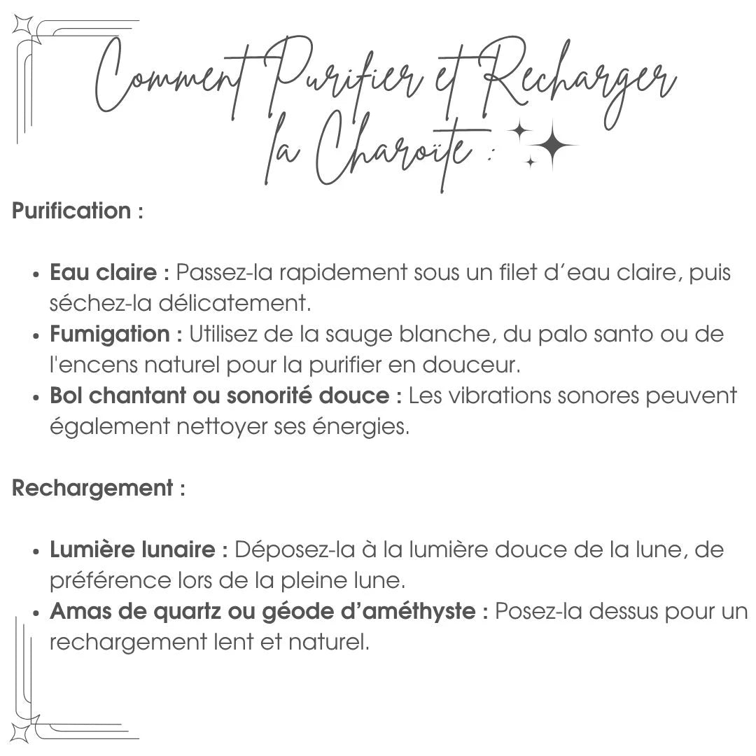 Bague en Charoïte Argent S925  #3