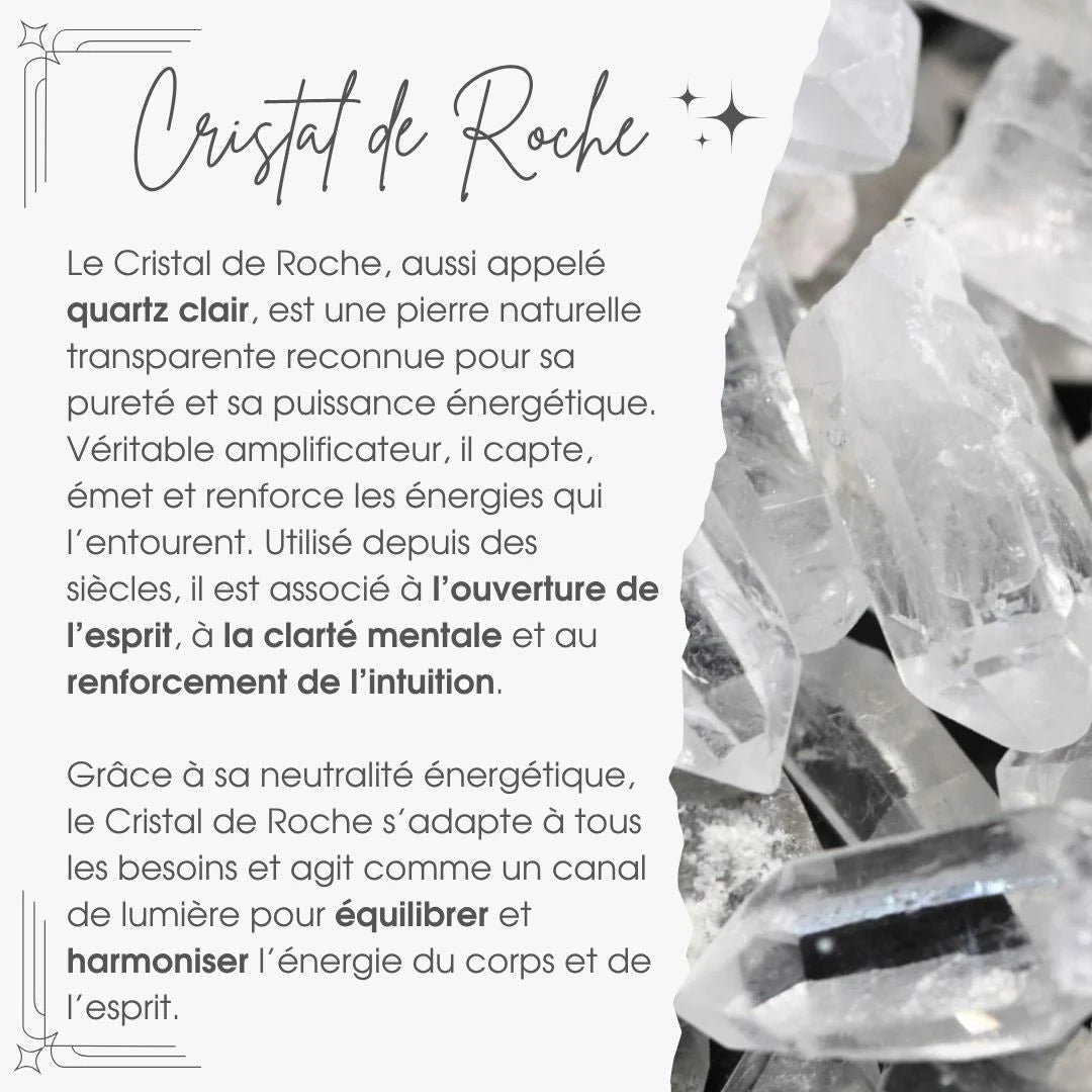 Bague en Cristal de Roche Argent S925 #1
