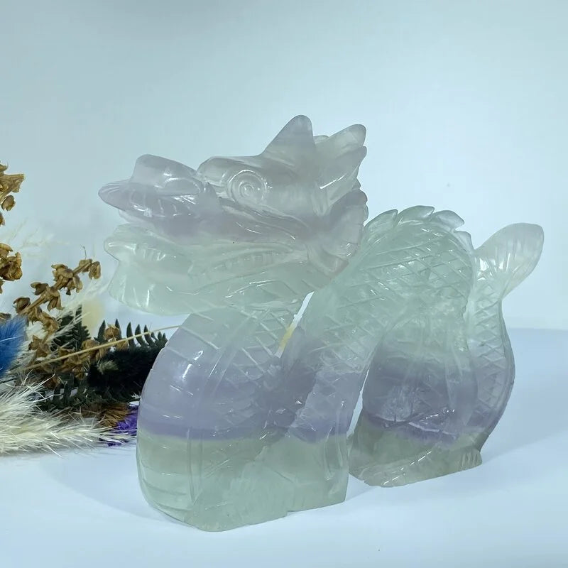 Dragon en Fluorite