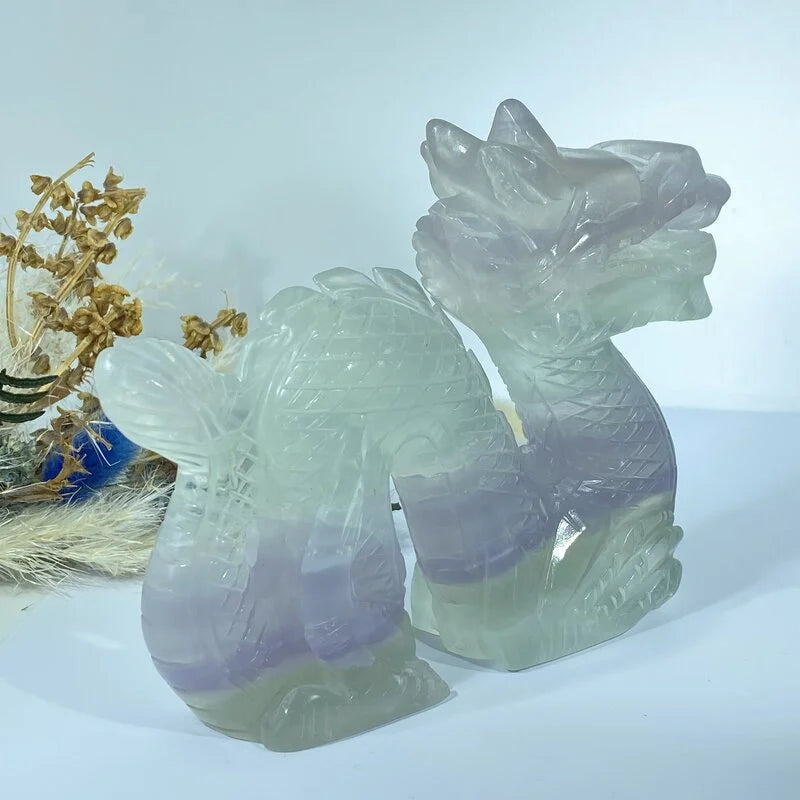 Dragon en Fluorite