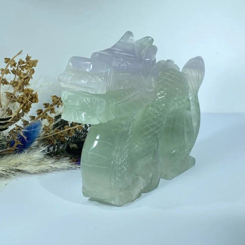 Dragon en Fluorite