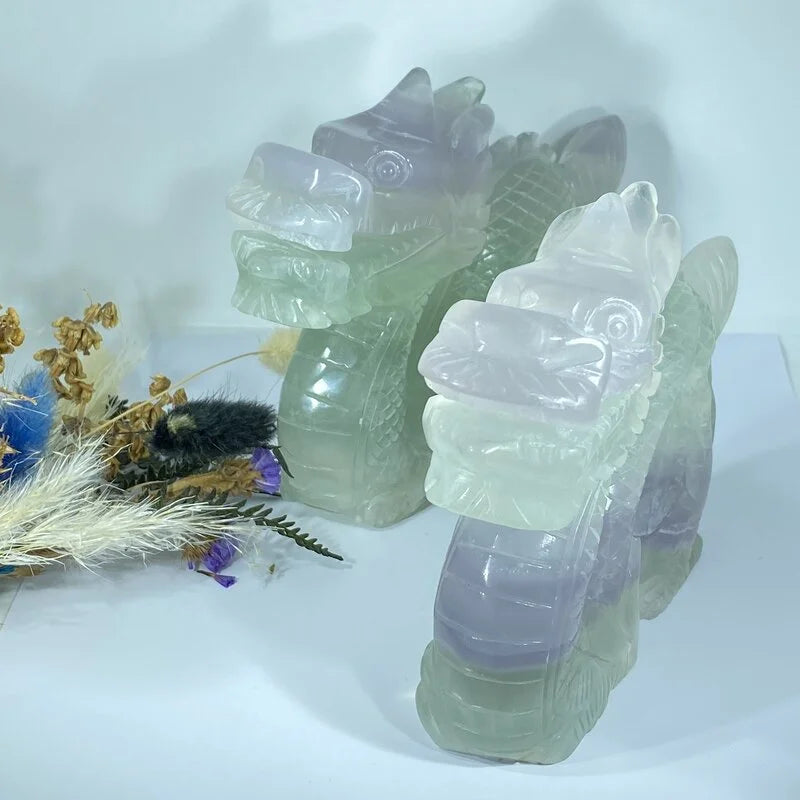 Dragon en Fluorite