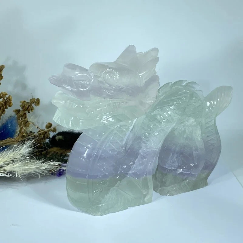 Dragon en Fluorite