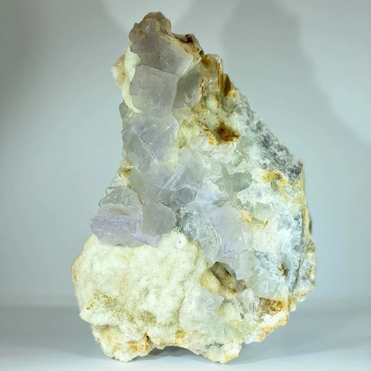 Fluorite Violette Brute sur Cristaux (1618gr)