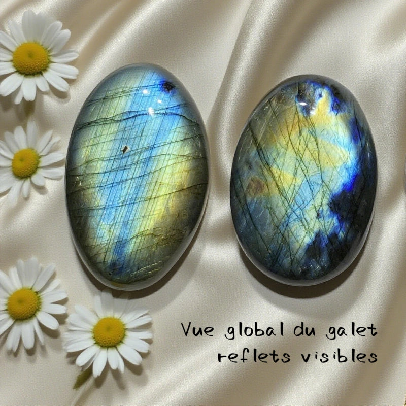 Galet Labradorite Pièce Unique – Pierre naturelle de protection et d’intuition