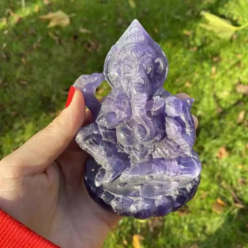 Ganesha en Fluorite