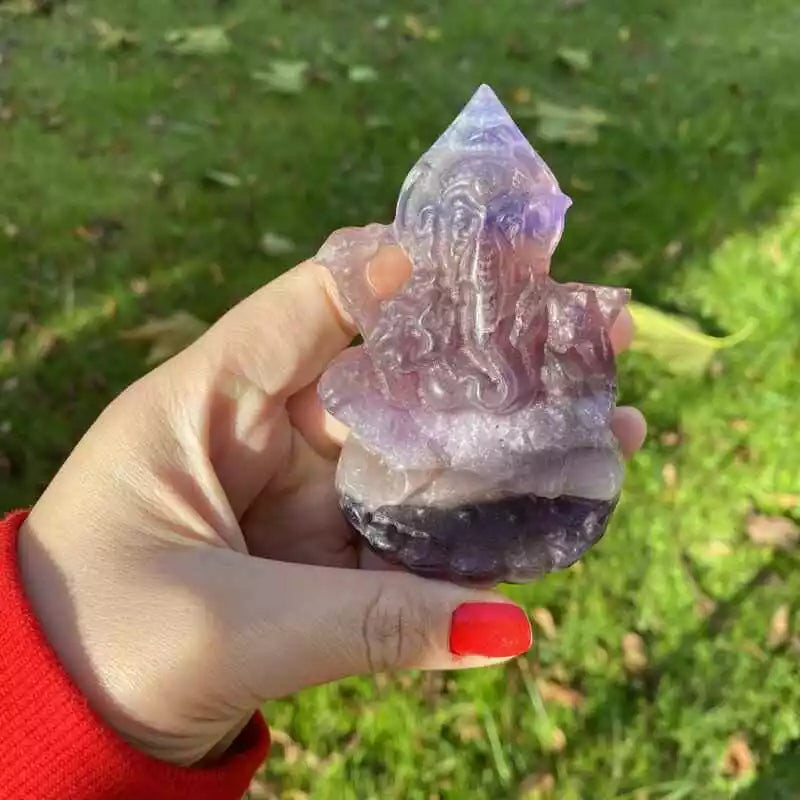 Ganesha en Fluorite