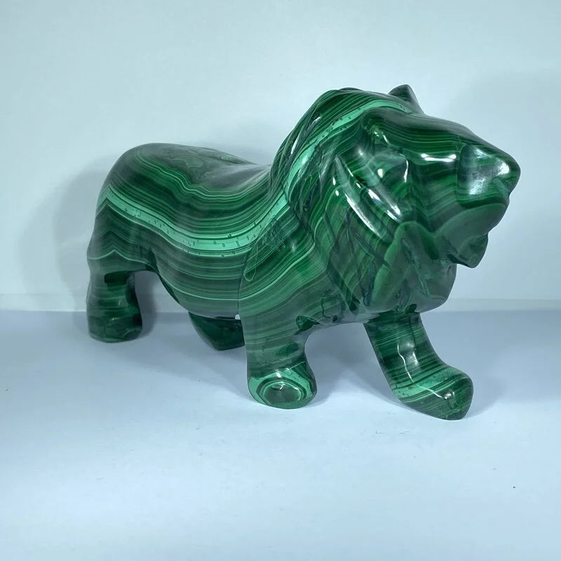 Lion en Malachite