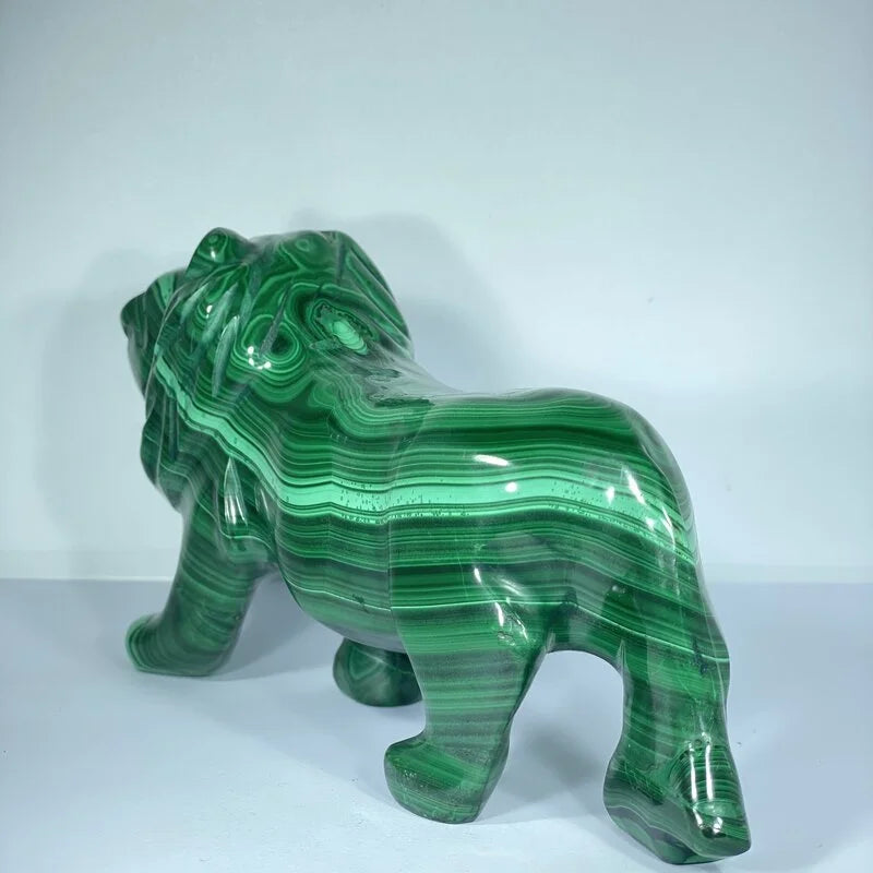 Lion en Malachite