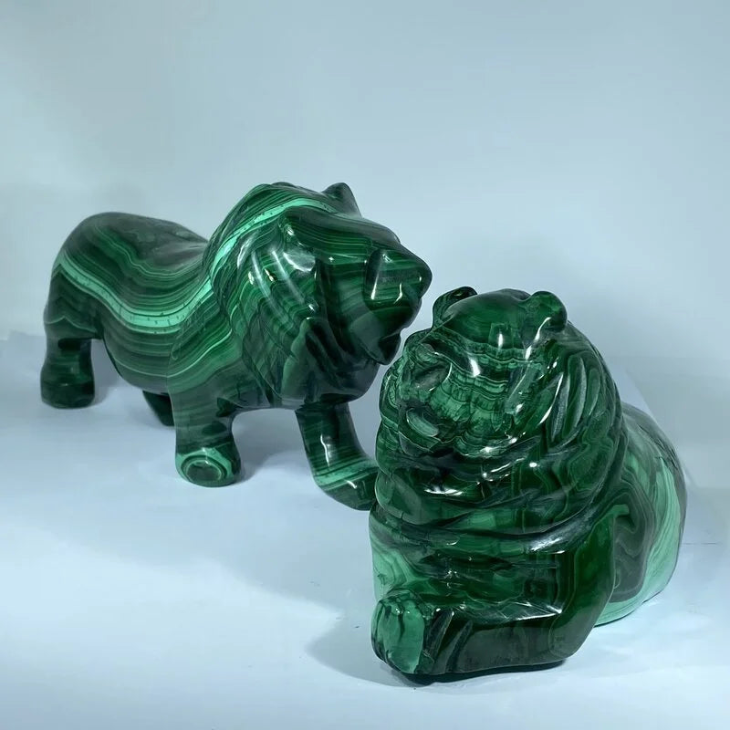 Lion en Malachite