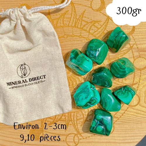 Malachite Pierre Roulée