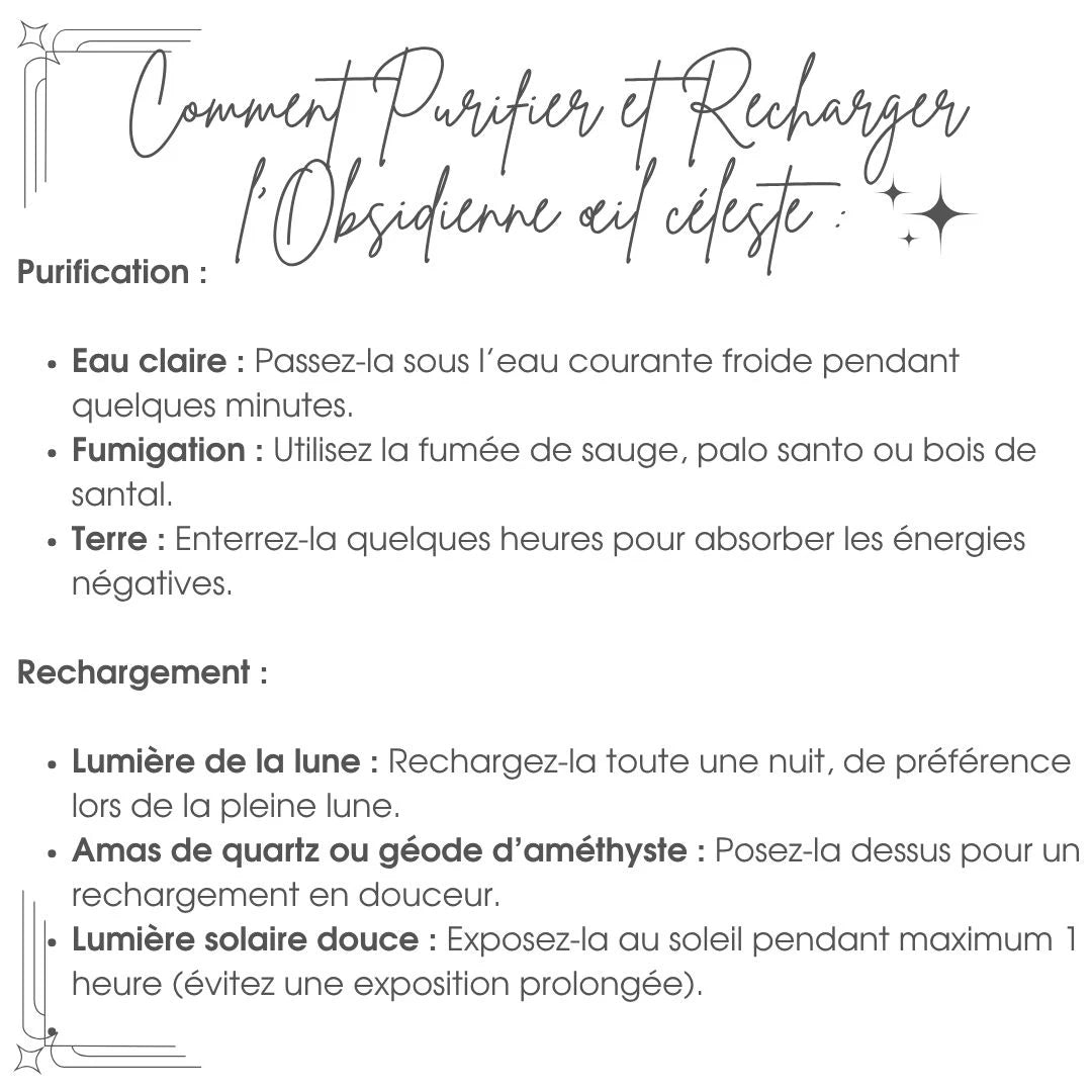 Sphère Obsidienne Œil Céleste (700gr / 710gr)