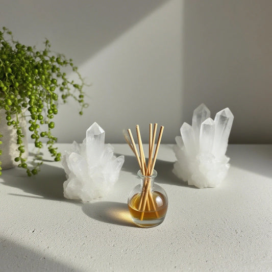 Petit Amas de Cristal de Roche Brut – Pierre naturelle de purification, énergie et clarté